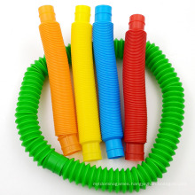 Superstarer Pop Tube Color Retractable Pipe Shrinking Bellows Mini Type Children Decompression Toy